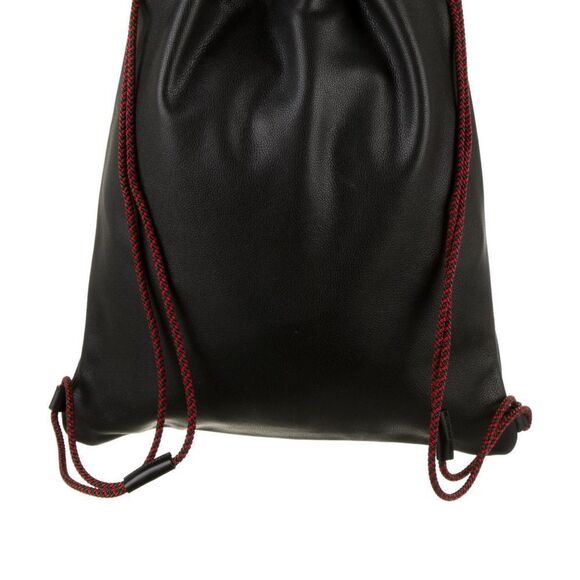 Gucci Logo Leather Drawstring Backpack with attached Wallet, Dust Bag NWT - Picture 7 of 12